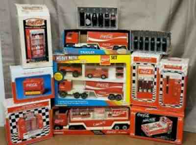 COCA COLA COLLECTIBLES MUSICAL BANKS & MORE 11 PIECES INCLUDED*