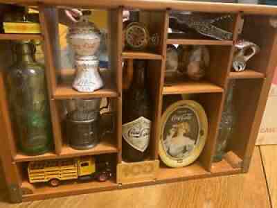 1986 Coca-Cola 100th Centennial Celebration Display Case & Items W/Box