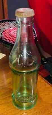 C.C. SODA Coke Coca-Cola Bottling 8" Columbia Tennessee RARE w/Cap