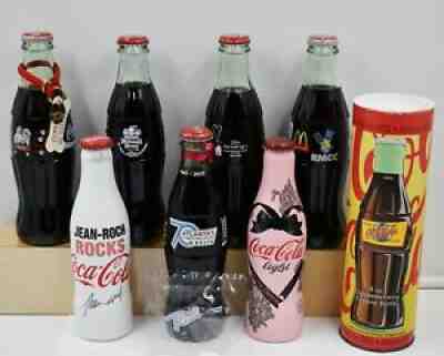 Private Listing! 8 Full Coca Cola Bottles Private Listing