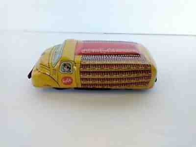VINTAGE LINE MAR TOYS JAPAN TIN LITHO FRICTION COCA COLA TOY MINI TRUCK 3" Long