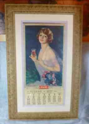 Antique 1927 Coca Cola Coke Advertising Calendar