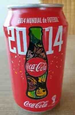 Nice empty Coca Cola can from Angola. Coca Cola Classic WC 2014