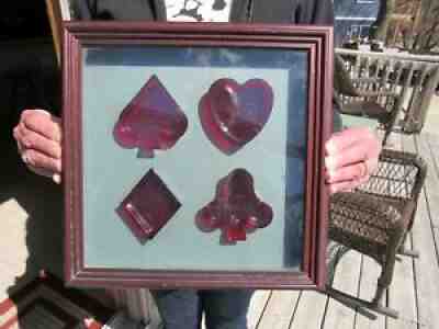 RARE ORIGINAL 1950's DRINK COCA-COLA ADVERTISING RUBY RED ASHTRAYS SNACK BOWLS