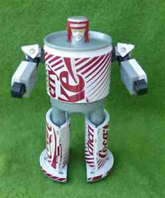 RARE CHERRY COCA COLA TRANSFORMER ROBOT FROM THE 1980's - NO RESERVE