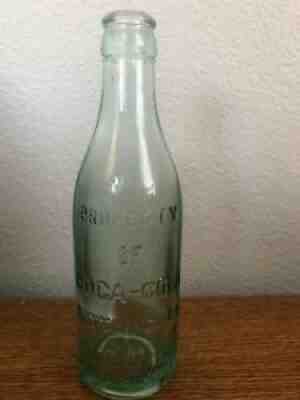 MINT RARE BLOCK LETTERS STRAIGHT SIDED COCA COLA BOTTLE " PINE BLUFF, ARK "