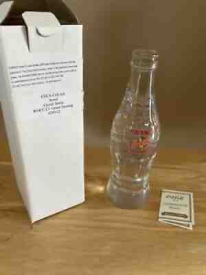 Coca-Cola Crystal Bottle - Las Vegas Grand Opening, July 1997 - COA Included