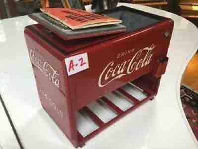 Extra Nice ALL-ORIGINAL 1939 Coca Cola Salesman Sample Cooler