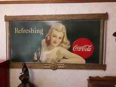 vintage coca cola sign original