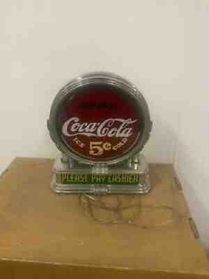 vintage Coca Cola light up sign