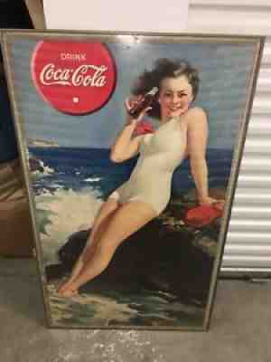 coca cola poster vintage