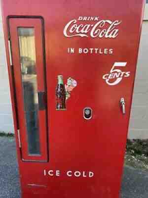 Vintage 5c Coke Machine Westinghouse DU144 Coca Cola Retail Store Bottle Vending