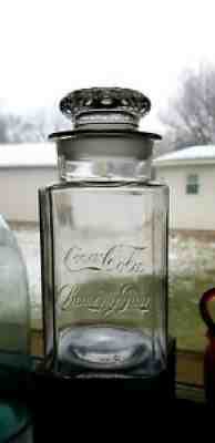 "Coca Cola Chewing Gum" general store counter top jar. MINT CONDITION