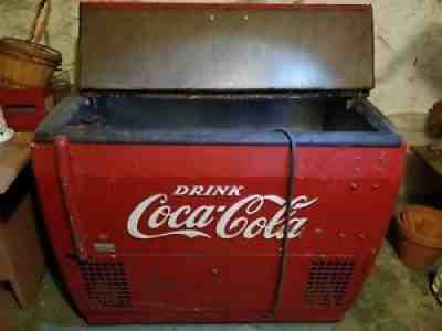 Vintage 1940's Coca-Cola Cooler Refrigerator - classic piece of Americana!