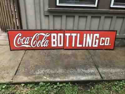 Large Coca Cola porcelain Sign