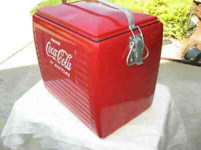 Action Mfg. Coca Cola Cooler â??Drink Coca Cola In Bottlesâ  unrestored; orig. box