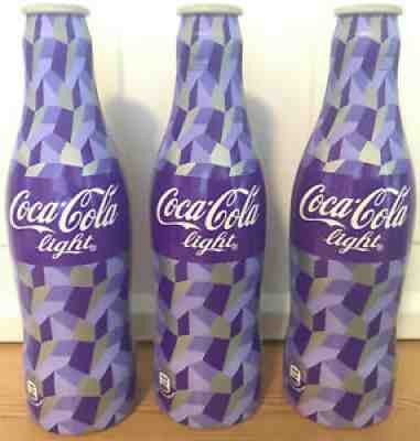 3 (lot) Denmark Baum und Pferdgarten 2009 Coca-Cola alu bottles 250 ml