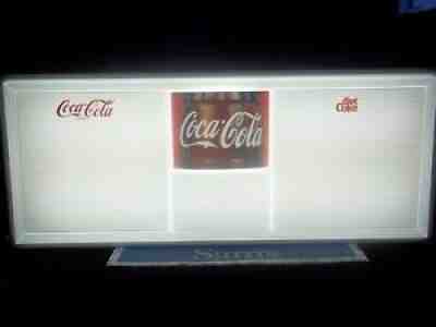 4ft Lighted Coca-Cola Menu Board Sign w/4 Sets of Letters,Numbers & Symbols