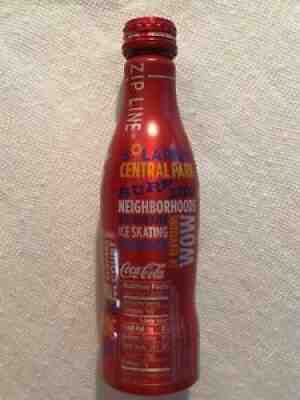 Coca-Cola Royal Caribbean Oasis of the Seas Filled Metal Coke Bottle Mint Cond.