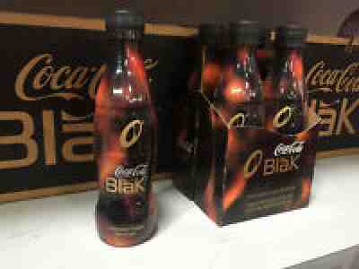 Coca-Cola BLAK CASE of SIX 4 Packs Unopened w/ Carriers and Carton MINT