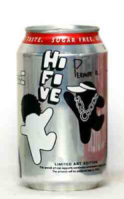2005 Coca Cola Light can from Sweden, Limited Art Edition / Pernille Rosendahl