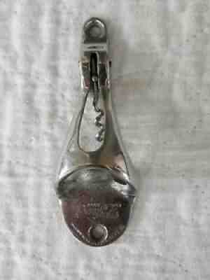 RARE Vintage Coca Cola Coke Brown MFG Bottle Opener with Cork Screw