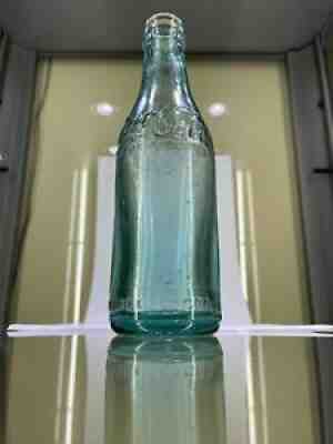 Super Rare Straight Sided Coca Cola Bottle Deep Blue 7 OZ Macon, Ga.