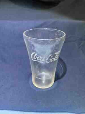 COCA COLA FOUNTAIN GLASS PRE TRADEMARK