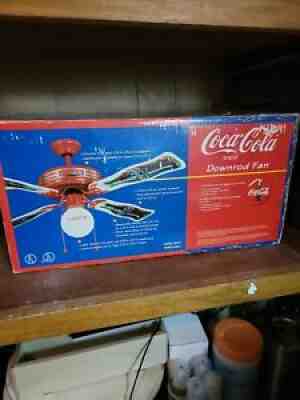 Coca Cola Downrod Ceiling Fan