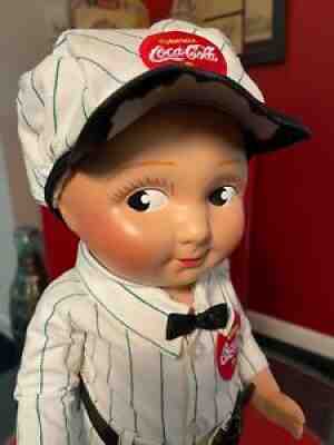 Coca Cola 1997 Buddy Lee Delivery Boy Doll Composition 259/2000 COA w/Box!