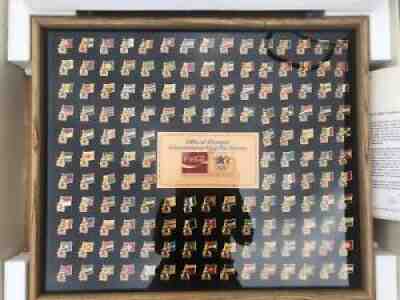Coca Cola Official Olympic International Flag Pin Series