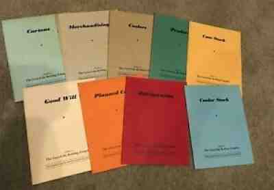 1940 Coca-Cola 9Vol. complete set of Routeman Training Manuals , Coolers,Cases