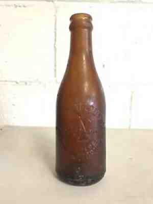 L A Wolcott Straight Side Coca Cola Bottle Huntington West Virginia WVa Wv Coke