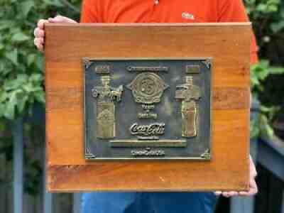 1905-1980 Coca-Cola Temple, TX Bottling Plant 75th Anniversary Plaque/Award Coke