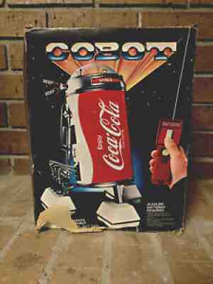 * SEE DESC* VINTAGE 1977 COCA-COLA COBOT ROBOT W/BOX NEAR MINT NEVER OUT OF BOX