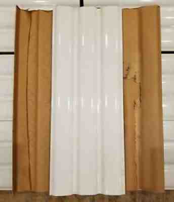 NOS Old 24" x 9" Porcelain Fluted Flex Panels Coca Cola bottle sign soda coke