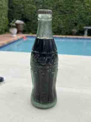 Unopened WW2 1942 Coca Cola Embossed 6 Fl. Ounce Bottle - Medford, Oregon