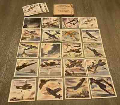 Vintage WW II Coca Cola America's Fighting Planes in Action Set of 39 Cards