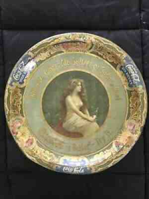 Extremely Rare! 1908 Topless Coca Cola Tray