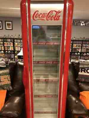 COCA-COLA COMMERCIAL RED FRIDGE COOLER MODEL RETRO US BRAND NEW 