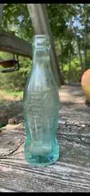 Lineville Alabama Coca Cola Bottle, Nov. 16-1915 patent. Ice Blue