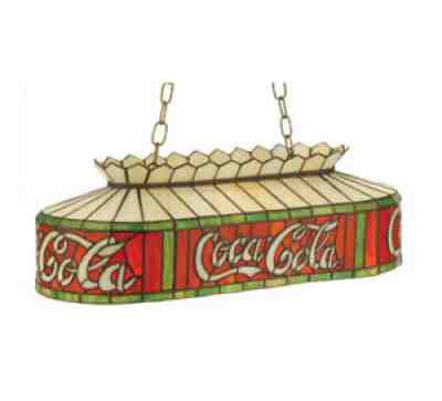 Coca Cola 24" Stain Glass Billiards Light 74069