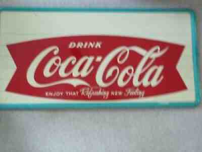 Large Vintage Metal Coca Cola Sign â??6 Feet X â??3 Feet rare CIRCA. 1960'S Antique