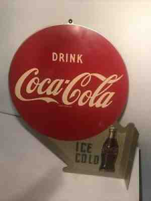 1951 Double-Sided Coca Cola Flange Sign