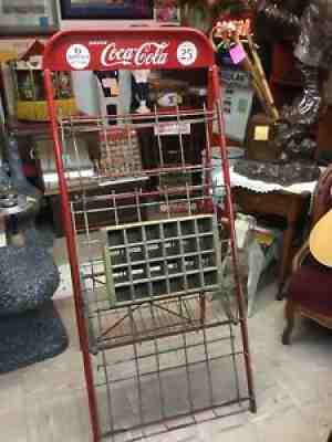 Rare! 1940 Coca Cola Bottle Crate, Six Pack Display Stand Rack. Ex Cond!