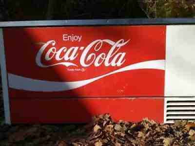 Vintage True manufacturing double sided Coca-Cola cooler with bottle opener