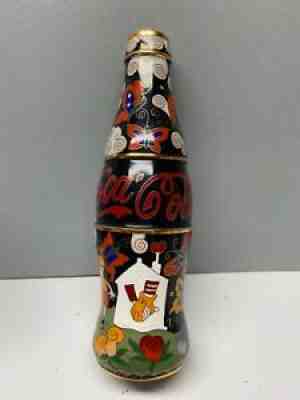RARE 2004 DECORATED COCA COLA RONALD McDONALDS METAL BOTTLE BEAUTIFUL