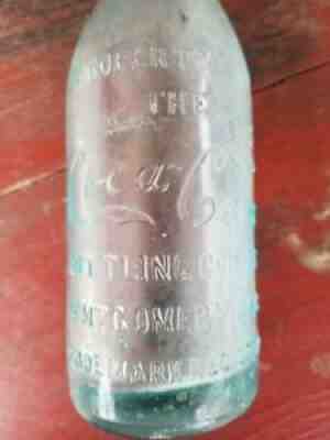 Property of Coca Cola Montgomery Alabama straight side script Root logo on Botto