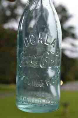 Rare OCALA, Florida Coca Cola straight side soda bottle - FLA / FL Coke