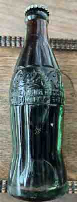 Dec 25 1923 Unopened Coca Cola Bottle Knoxville Tenn TN Tennessee Green -Rare
